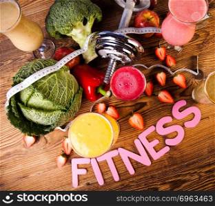 Weight loss, fitness, healthy and fresh