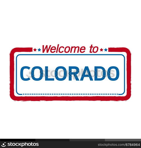 Welcome to COLORADO of US State illustration design