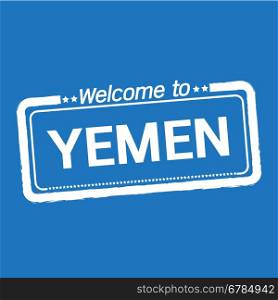 Welcome to YEMEN illustration design