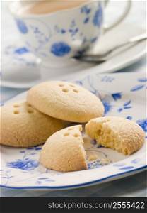 Wellington Button Biscuits with a Cup of Tea