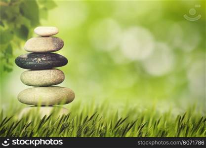 Wellness, health and natural harmony concept. Abstract natural backgrounds