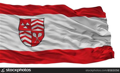 Werther Westfalen City Flag, Country Germany, Isolated On White Background. Werther Westfalen City Flag, Germany, Isolated On White Background