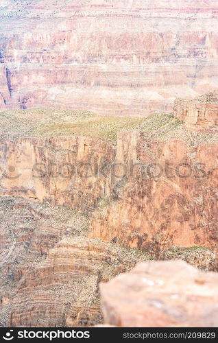 West rim of Grand Canyon in Arizona USA