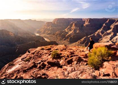 West rim of Grand Canyon. West rim of Grand Canyon in Arizona USA