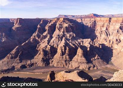 West rim of Grand Canyon. West rim of Grand Canyon in Arizona USA