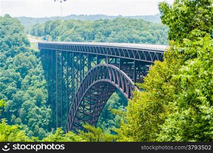 West Virginia&rsquo;s New River Gorge bridge carrying US 19