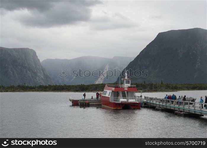 Western Brook Pond fjord boat tour, Gros Morne National Park, Newfoundland and Labrador, Canada