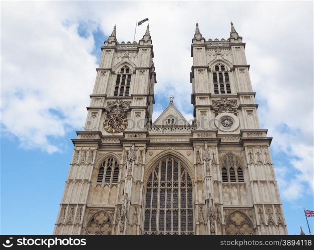 Westminster Abbey in London. Westminster Abbey church in London, UK