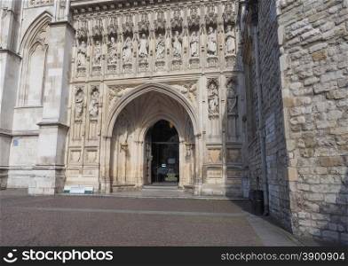Westminster Abbey in London. Westminster Abbey church in London, UK
