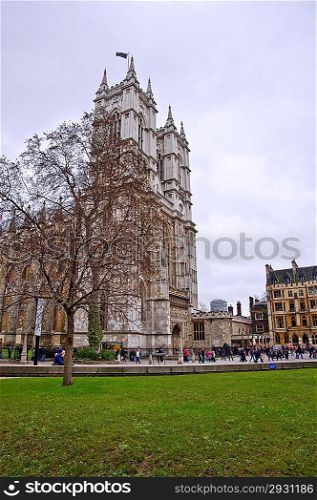 Westminster Abbey, locattion for the Royal Wedding in April 2011 between Prince William and Catherine (Kate) Middleton. Originally built in 11th Century and late updated by Sir Christopher Wren. Located in Westminster near Big Ben, Houses of Parliament and River Thames.
