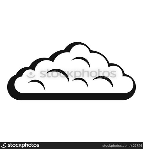 Wet cloud icon. Simple illustration of wet cloud vector icon for web. Wet cloud icon, simple style