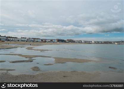 Weymouth beach and seafront Dorset