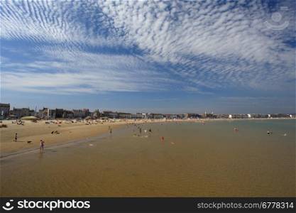 Weymouth beach Dorsets South coast in England UK Europe