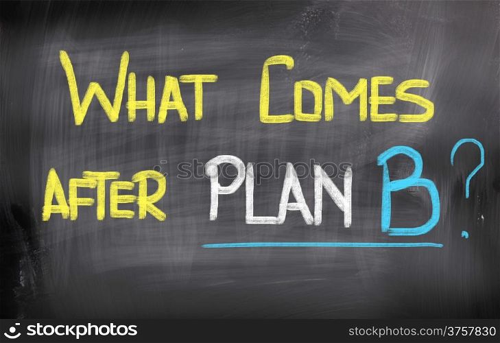 What Comes After Plan B Concept