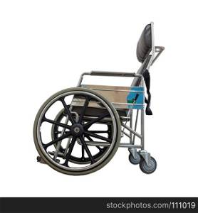 wheelchair isolated on white background