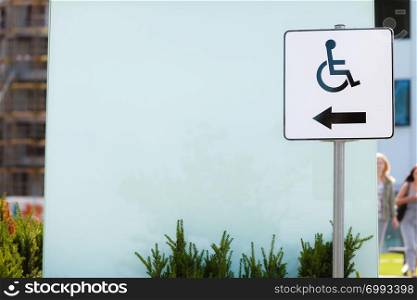 Wheelchair sign symbol. Disabled handicap icon.. Wheelchair sign symbol.