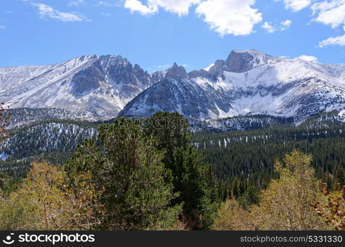 Wheeler Peak in Great Basin National Park, Baker, Nevada