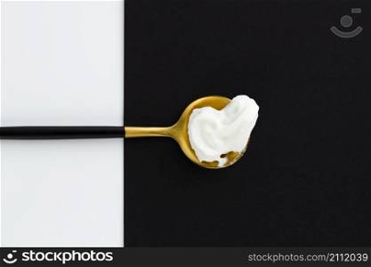 whipped cream golden spoon