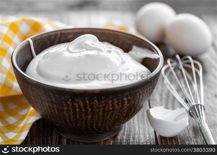Whipped eggs