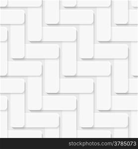 White abstract seamless background. Diagonal ornament with square tiles layered with realistic shadow.&#xA;&#xA;&#xA;