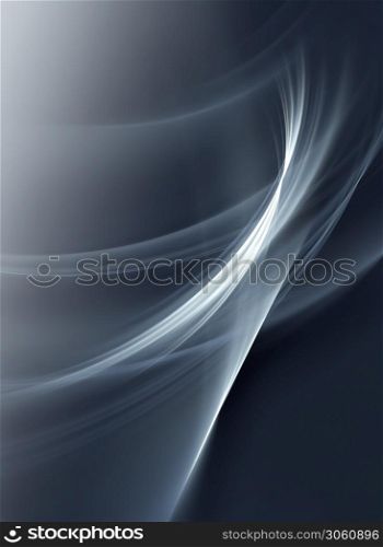 White and black background with smooth lines
