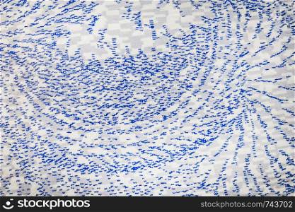 white and blue seamless carpet,abstract pattern background.
