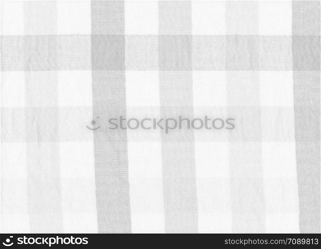 White and gray striped fabric background for design in your work backdrop concept.