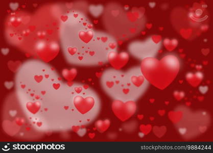 White and red hearts on a red background. Greeting cards, invitations, celebration concept. White and red hearts on a red background. Greeting cards, invitations