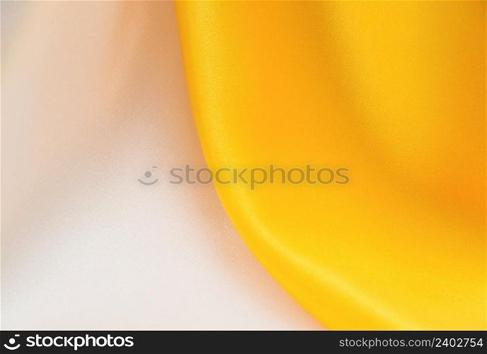 white and yellow satin fabric for background