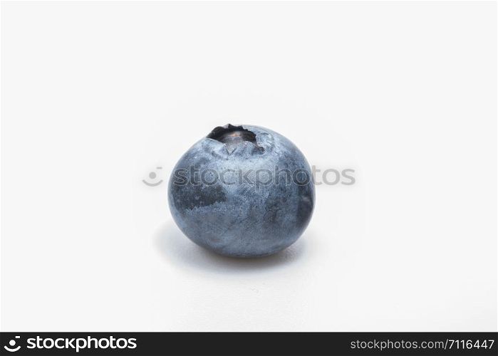 White background blueberry