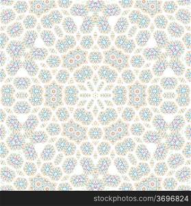 White background with abstract color pattern