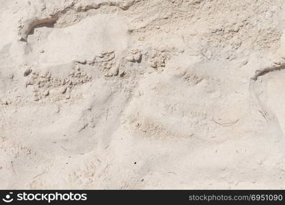 White beach sand as a background