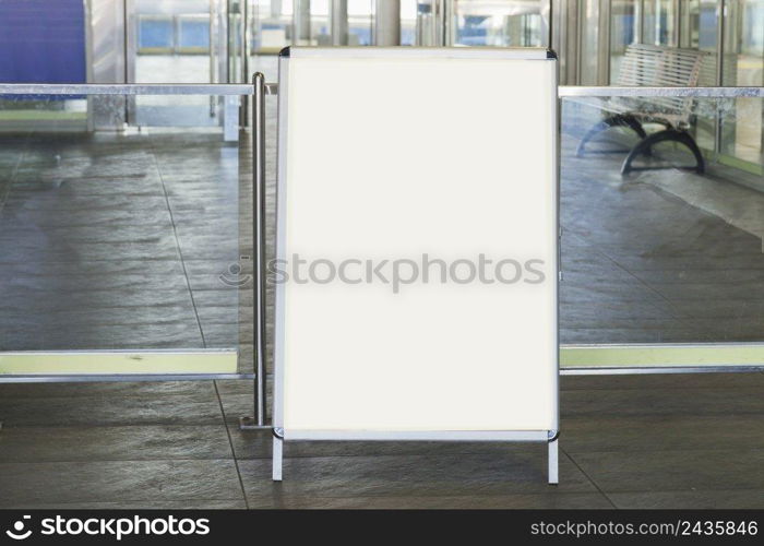 white blank billboard advertisement