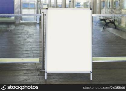 white blank billboard advertisement