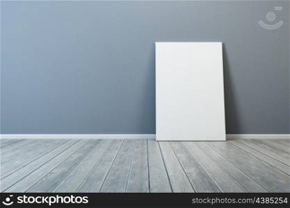 white blank picture in the room