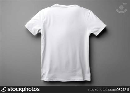 White blank t shirt mockup with copy space on dark background. t-shirt design print Ai generatedWhite blank t shirt mockup with copy space on dark background. t-shirt design print Ai generated. White blank t shirt mockup with copy space on dark background. t-shirt design print Ai generated