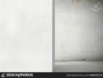 White blank wall. Background image with blank white wall. Place for text