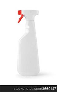 white bottle of cleanic liquid