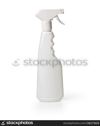 white bottle with clipping path
