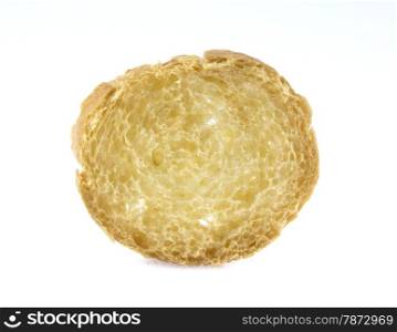 White bread slices. White bread slices. Isolated on white background.