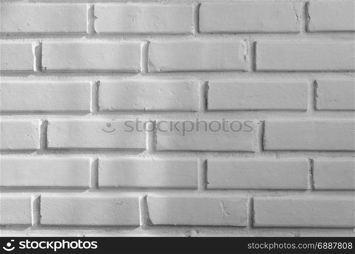 white brick block wall