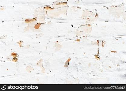 White brick cement old wall texture for background