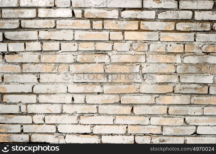 White brick wall