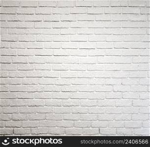 White brick wall as a background                   