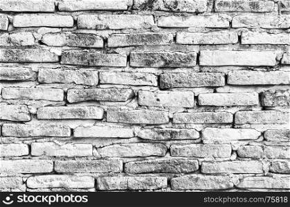 White brick wall background in luxury room