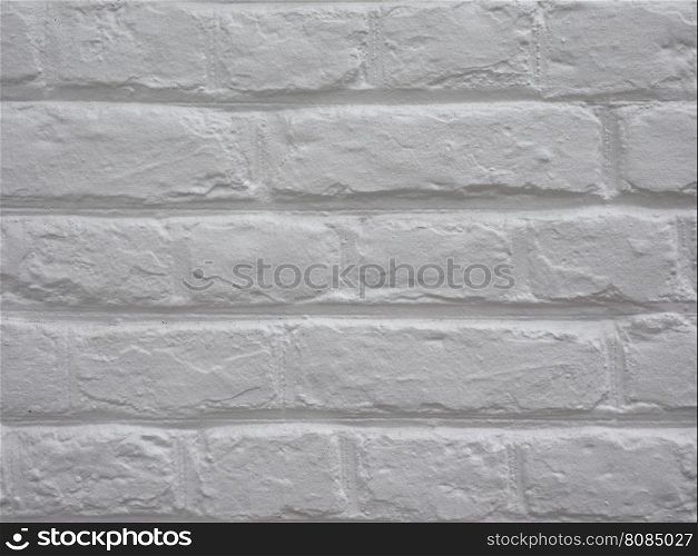 White brick wall background. White brick wall useful as a background