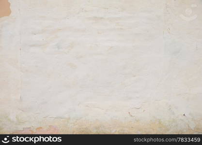 White brick wall for background or texture