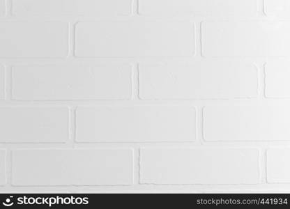 white brick wall in photo studio background closeup texture
