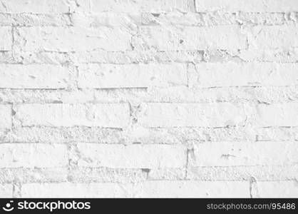 White brick wall patterned texture for background luxurious design concept