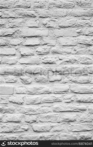 White brick wall. photo background texture